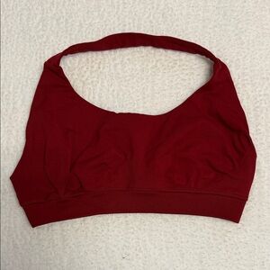 Elegant Red Bandeau Bralette